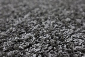 Vopi koberce Kusový koberec Color Shaggy sivý štvorec - 300x300 cm