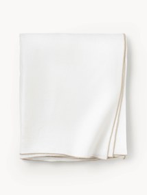 Ľanový obrus's dekoračným lemom Kennedy