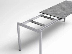 Cubic HPL rozťahovací stôl antracit 140-210 cm