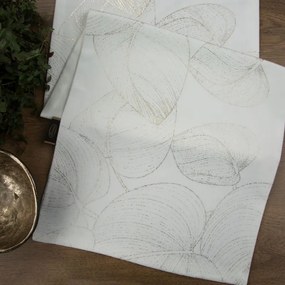 Dekorstudio Elegantný zamatový behúň na stôl BLINK 16 biely Rozmer behúňa (šírka x dĺžka): 35x220cm