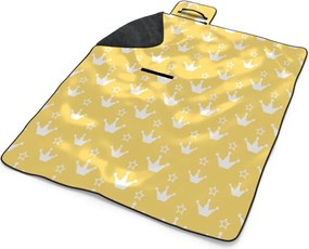 Sablio Plážová deka Princeznovské korunky: 200x140 cm