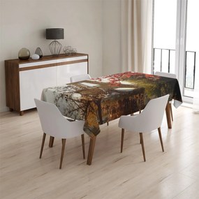 Sablio Obrus Eiffelova veža  a červený strom - 90x90 cm