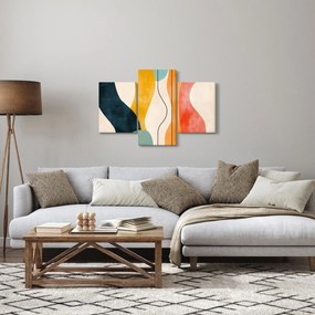 Obraz - Minimalistická farebná ilustrácia II. (90x60 cm)