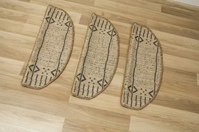 Nášľap na schody Terra Aztec 04 línie, béžový / grafitový