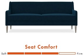 Modrá pohovka 190 cm Virginia - CosmoLiving by Cosmopolitan