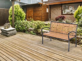 CH Záhradná lavička Trusty - hnedá