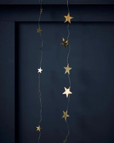 House Doctor Girlanda Stars Antique Brass 250 cm