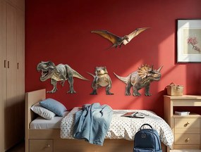 drevko |  Sada nálepiek na stenu Svet dinosaurov  78 x 120 cm