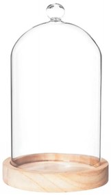 Sklenená kupola na drevenom podstavci CLOCH