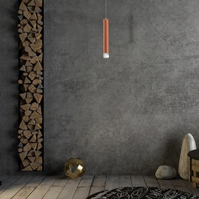 Závesné svietidlo Copper, 1x medené kovové tienidlo, c