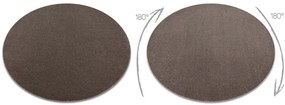Koberec ETON PLUS mocca / hnedý kruh