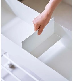 Biely kovový detský stojan na topánky 74,5x74,5x22 cm Tower – YAMAZAKI