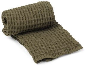 Ferm Living Uterák z organickej bavlny Olive 50 x 100 cm