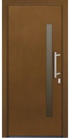 Vchodové dvere Maia drevené 100x200 cm P afromosia
