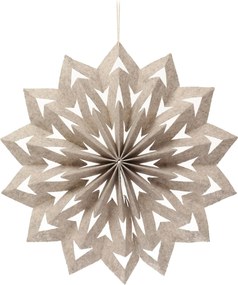 Vianočná výzdoba Nivalis II beige 40 cm
