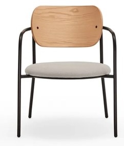 Sivé kreslo v dekore duba Eclipse - Teulat