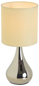 ACA DECOR Stolná lampa BELLATRIS, stmievateľná dotykom, biela farba