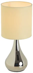 ACA DECOR Stolná lampa BELLATRIS, stmievateľná dotykom, biela farba