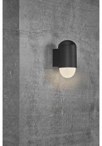 Nordlux - Vonkajšie nástenné svietidlo HEKA 1xE27/60W/230V IP54 čierna