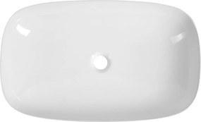 Sapho Sapho, MATTEO keramické umývadlo na dosku 65x40cm, biela, 3064-KL