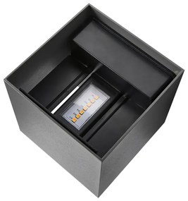 Nordlux - LED vonkajšie nástenné svietidlo MILDA LED/4,9W/230V IP44 antracit