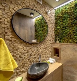 Indera The lavabo Cut 55383 Umývadlo z prírodného riečneho kameňa