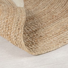 Flair Rugs koberce AKCIA: 100x100 (průměr) kruh cm Detský koberček Jute Kids Bear Natural - 100x100 (priemer) kruh cm