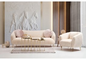 Béžové kreslo Istiridye – Artie