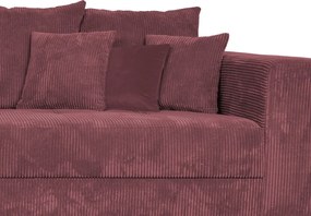 Pohovka Richard, tmavo ružová látka