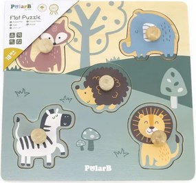 Puzzle s rúčkami Viga 44068 PolarB zvieratká