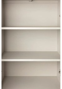 Svetlosivá skrinka 70x140x40 cm Funk – White Label