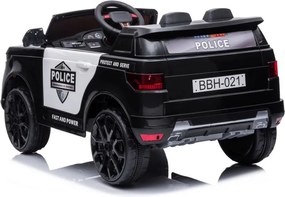 LEAN CARS Elektrické policajné autíčko BBH-021 čierne