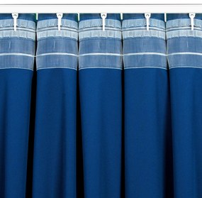 ZATEMŇOVACÍ ZÁVES NA PÁSKE MADLEN 140X300 CM TMAVOMODRÁ