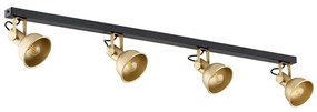 Argon 1801 - Bodové svietidlo LENORA 4xE14/7W/230V zlatá/čierna