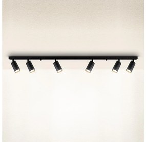 Brilagi - Bodové svietidlo SELE DIAMANT 6xGU10/30W/230V čierne