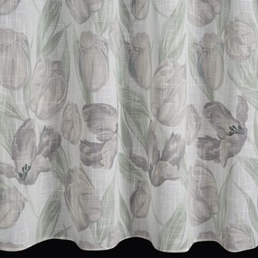 ZÁVES NA KRÚŽKOCH MILLIE 140X250 CM KVETY