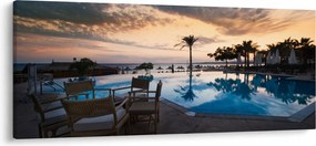 Obraz - Resort pri mori (120x50 cm)