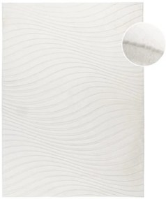 Koberec WAVES 503 biely / slonia kosť