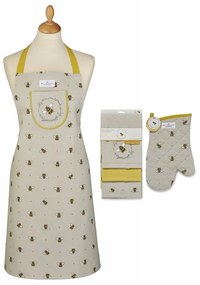 Utierky, zástera a chňapka v súprave 5 ks Bumble Bees – Cooksmart ®