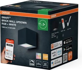 Osram - LED RGBW stmievateľné vonkajšie nástenné svietidlo SMART+ BRICK LED/14W/230V IP44 Wi-Fi