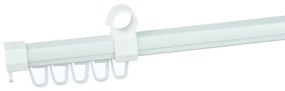 U-koľajnica na záclony tvar 160cmBiela