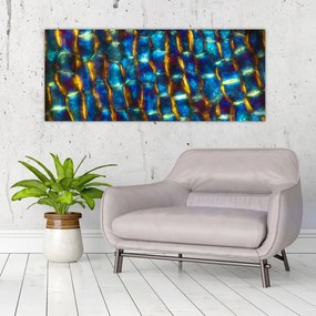 Obraz - Bunková stena (120x50 cm)