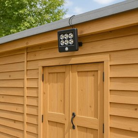 Exteriérové solárne LED svietidlo Depo, 1x LED 1,05w, čierna