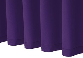 Biante Dekoračný záves Rongo RG-082 Tmavo fialový 140x170 cm