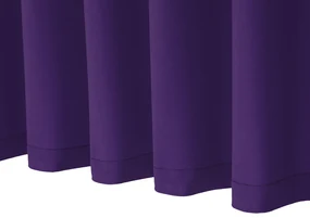 Biante Dekoračný záves Rongo RG-082 Tmavo fialový 140x140 cm