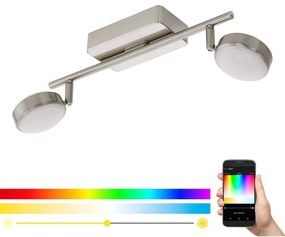 Eglo 97715 - LED RGB Stmievateľné bodové svietidlo CORROPOLI-C 2xLED/5W/230V