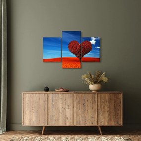 Obraz - Srdce zo stromu (90x60 cm)