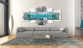 Artgeist Obraz - Flood tide Veľkosť: 200x100, Verzia: Premium Print