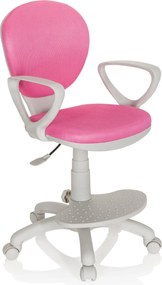 XXXLutz OTOČNÁ STOLIČKA PRE MLÁDEŽ, sivá, pink MID.YOU - Online Only detský nábytok - 001918000703