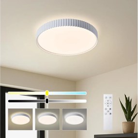 Brilagi - stmievateľné LED stropné svietidlo CORVO LED/54W/230V 3000-6000K biela priemer 40 cm +DO